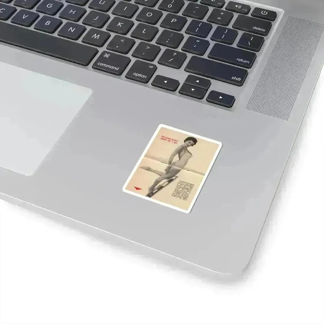 Debra Paget #676 - Pages 30-34 Pages 3 & 4 of 5 Pages featuring, Debra 1 B&W Centerfold Photo & Caption from People Today Pocket Mag. 1-26-55 (Vintage Female Icon) STICKER Vinyl Kiss-Cut Decal - The Sticker Space