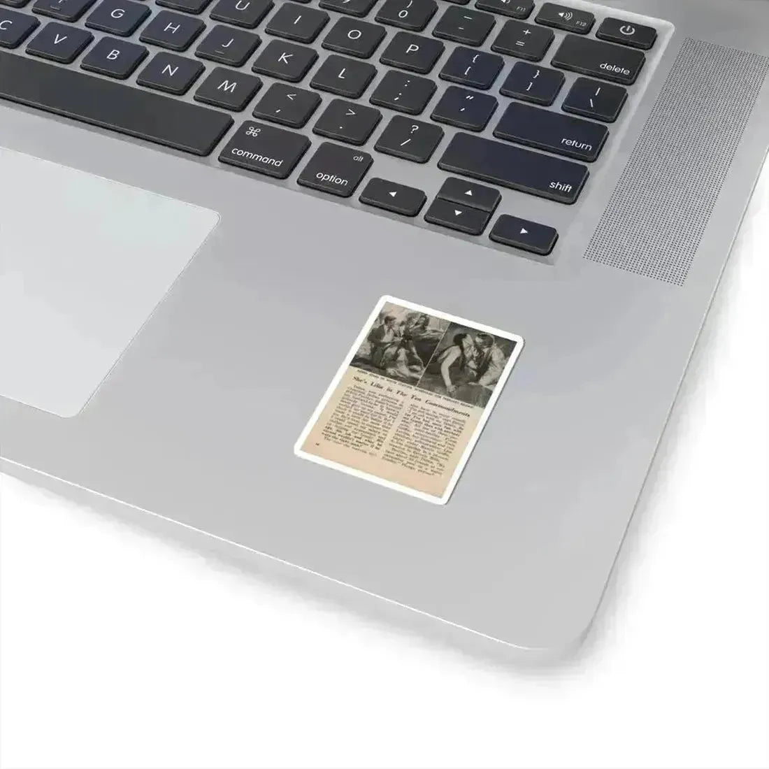 Debra Paget #677 - Pages 30-34 Pages 5 of 5 featuring, Debra 2 B&W Movie Photos, Caption & Article from People Today Pocket Mag. 1-26-55 (Vintage Female Icon) STICKER Vinyl Kiss-Cut Decal - The Sticker Space