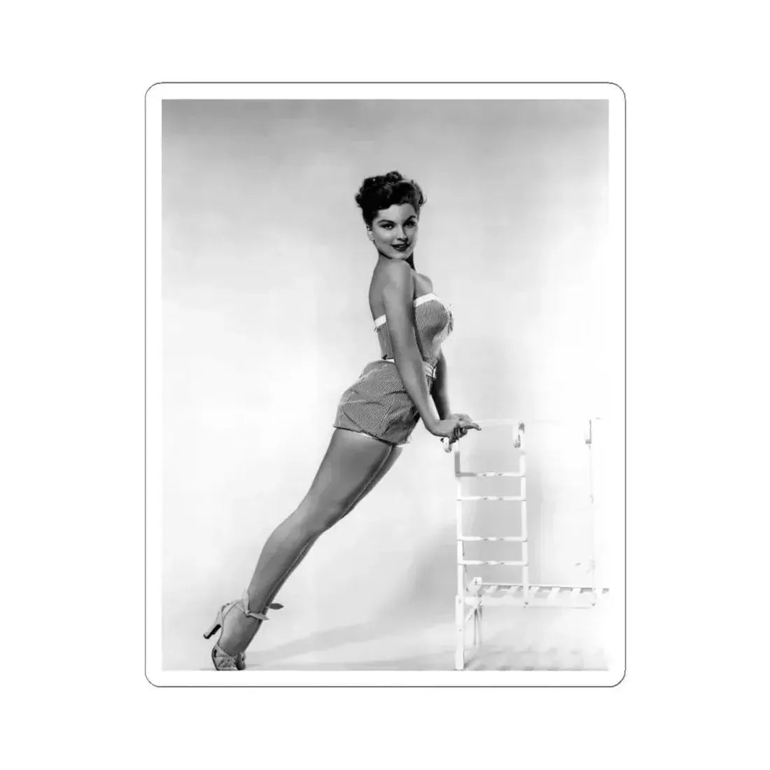 Debra Paget #685 (Vintage Female Icon) STICKER Vinyl Kiss-Cut Decal 4 Inch White - The Sticker Space