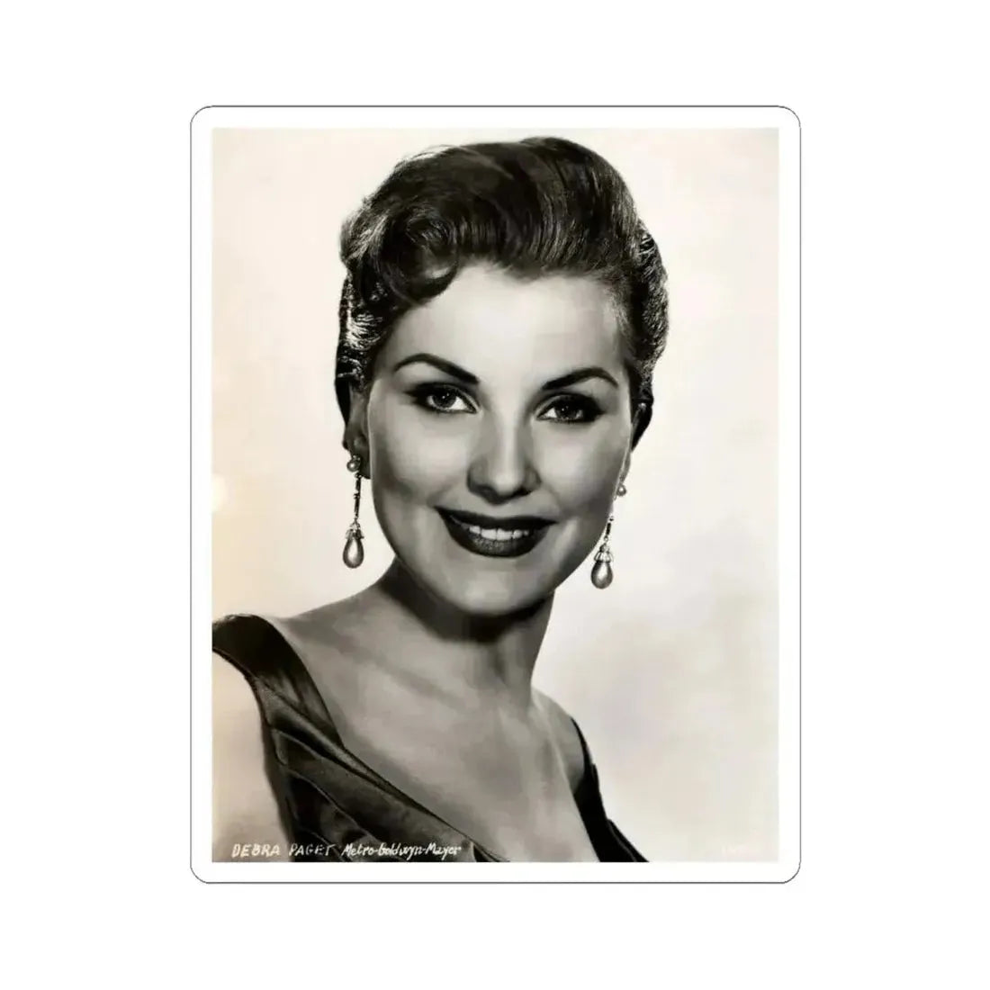 Debra Paget #688 (Vintage Female Icon) STICKER Vinyl Kiss-Cut Decal 4 Inch White - The Sticker Space