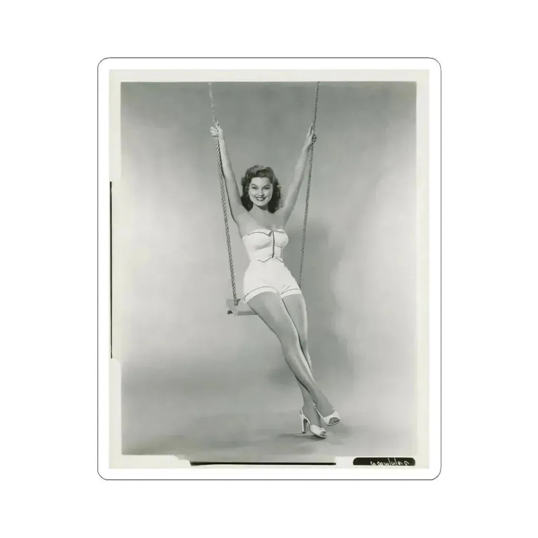 Debra Paget #703 (Vintage Female Icon) STICKER Vinyl Kiss-Cut Decal 4 Inch White - The Sticker Space