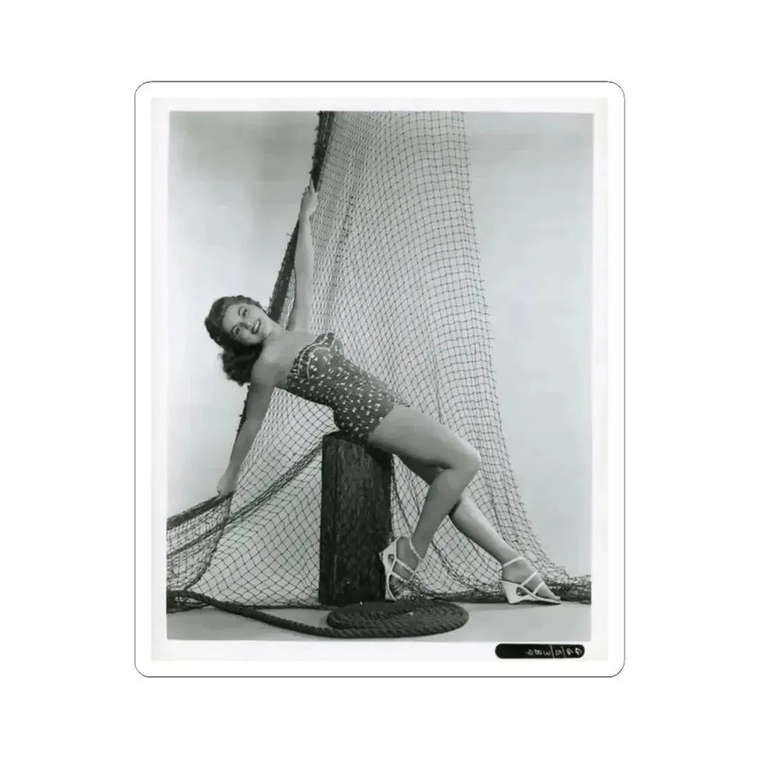 Debra Paget #704 (Vintage Female Icon) STICKER Vinyl Kiss-Cut Decal 2 Inch White - The Sticker Space