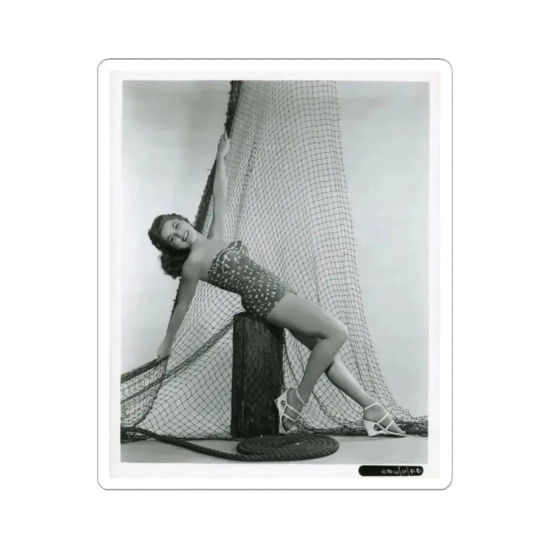 Debra Paget #704 (Vintage Female Icon) STICKER Vinyl Kiss-Cut Decal 3 Inch White - The Sticker Space