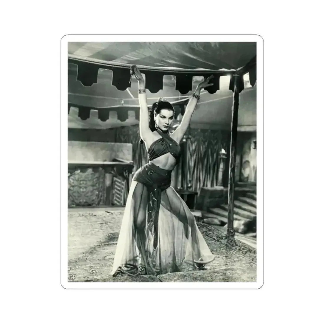 Debra Paget #720 (Vintage Female Icon) STICKER Vinyl Kiss-Cut Decal 3 Inch White - The Sticker Space