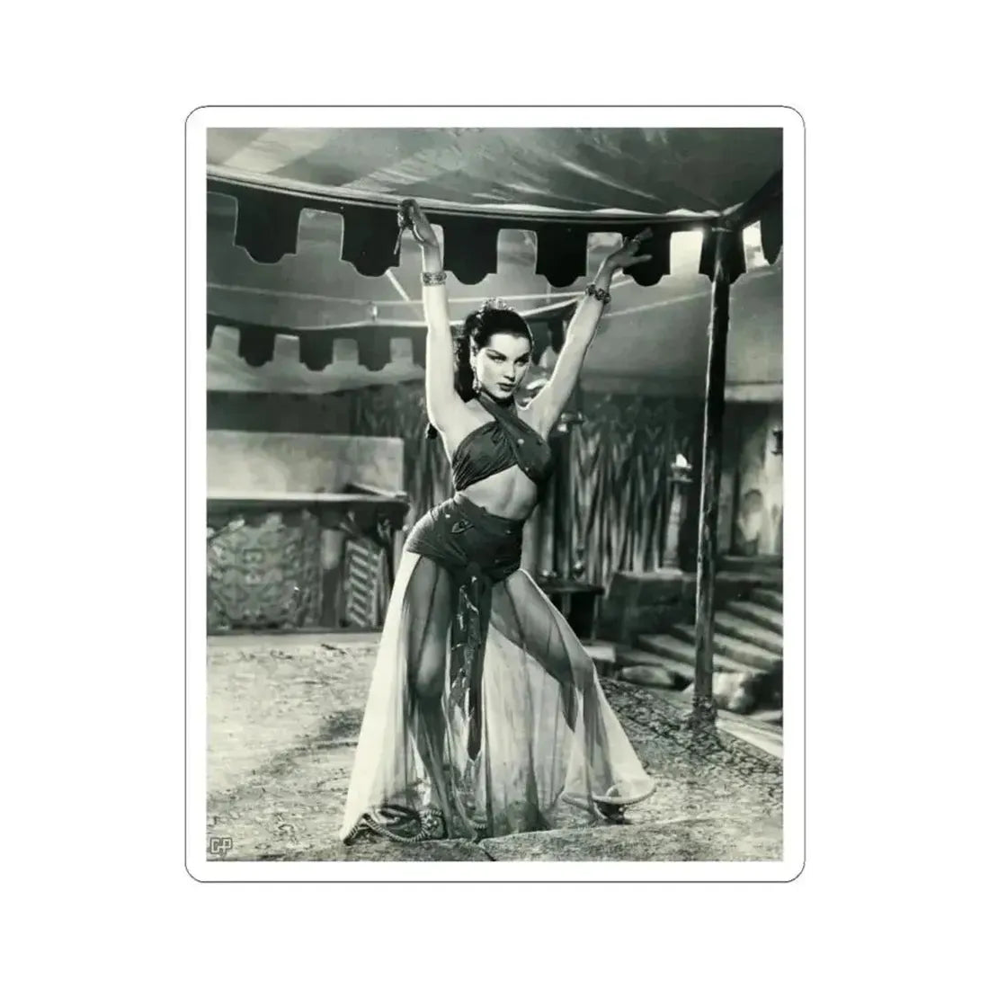 Debra Paget #720 (Vintage Female Icon) STICKER Vinyl Kiss-Cut Decal 4 Inch White - The Sticker Space
