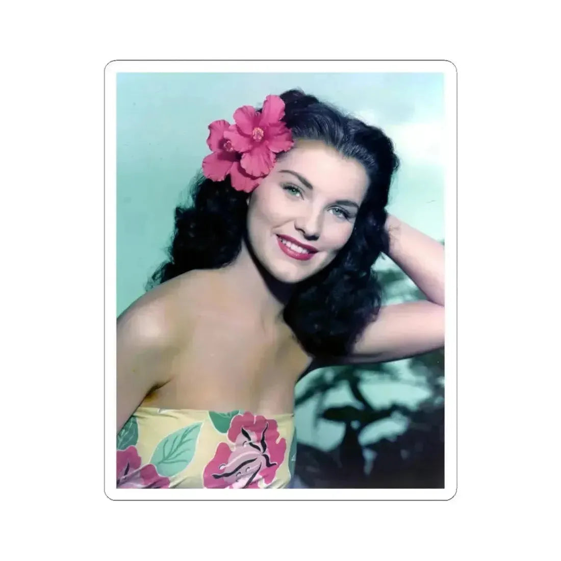 Debra Paget #733 (Vintage Female Icon) STICKER Vinyl Kiss-Cut Decal 4 Inch White - The Sticker Space