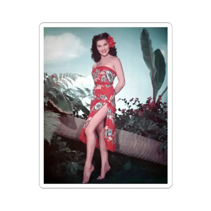 Debra Paget #760 - Bird Of Paradise (Vintage Female Icon) STICKER Vinyl Kiss-Cut Decal 2 Inch White - The Sticker Space