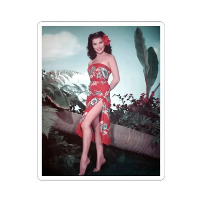 Debra Paget #760 - Bird Of Paradise (Vintage Female Icon) STICKER Vinyl Kiss-Cut Decal 6 Inch White - The Sticker Space