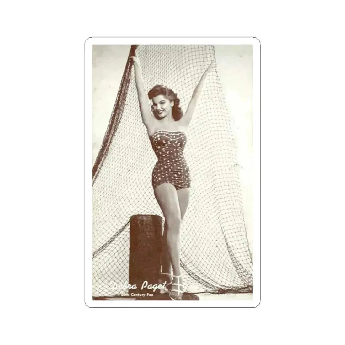 Debra Paget #78 (Vintage Female Icon) STICKER Vinyl Kiss-Cut Decal 3 Inch White - The Sticker Space