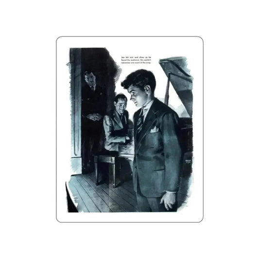 Debut, Everywoman's Magazine, March 1946 (Magazine Illustration) STICKER Vinyl Die-Cut Decal White Die-Cut 2 Inch - The Sticker Space