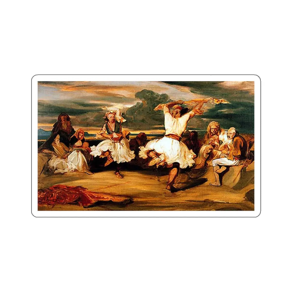 SKU:13983047028534095270 Sticker types:White Shape:Die-Cut Sizes:4" × 4"