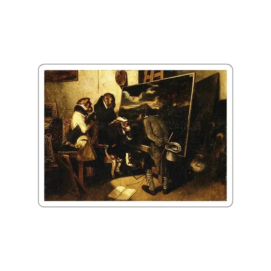 DECAMPS, Alexandre Gabriel - The Experts (Artwork) STICKER Vinyl Die-Cut Decal White Die-Cut 6 Inch - The Sticker Space