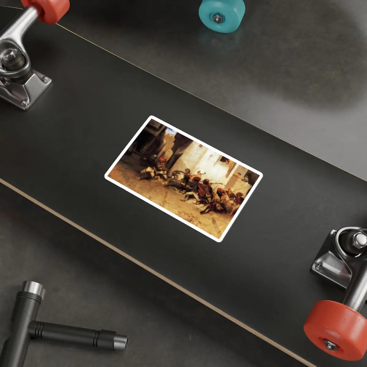 SKU:37658798591686442052 Sticker types:White Shape:Die-Cut Sizes:5" × 5"