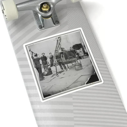 Deck of Warship (U.S. Civil War) STICKER Vinyl Kiss-Cut Decal - The Sticker Space