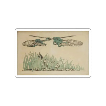 Decorations for Water Babies, book illustration (Magazine Illustration) STICKER Vinyl Die-Cut Decal - The Sticker Space