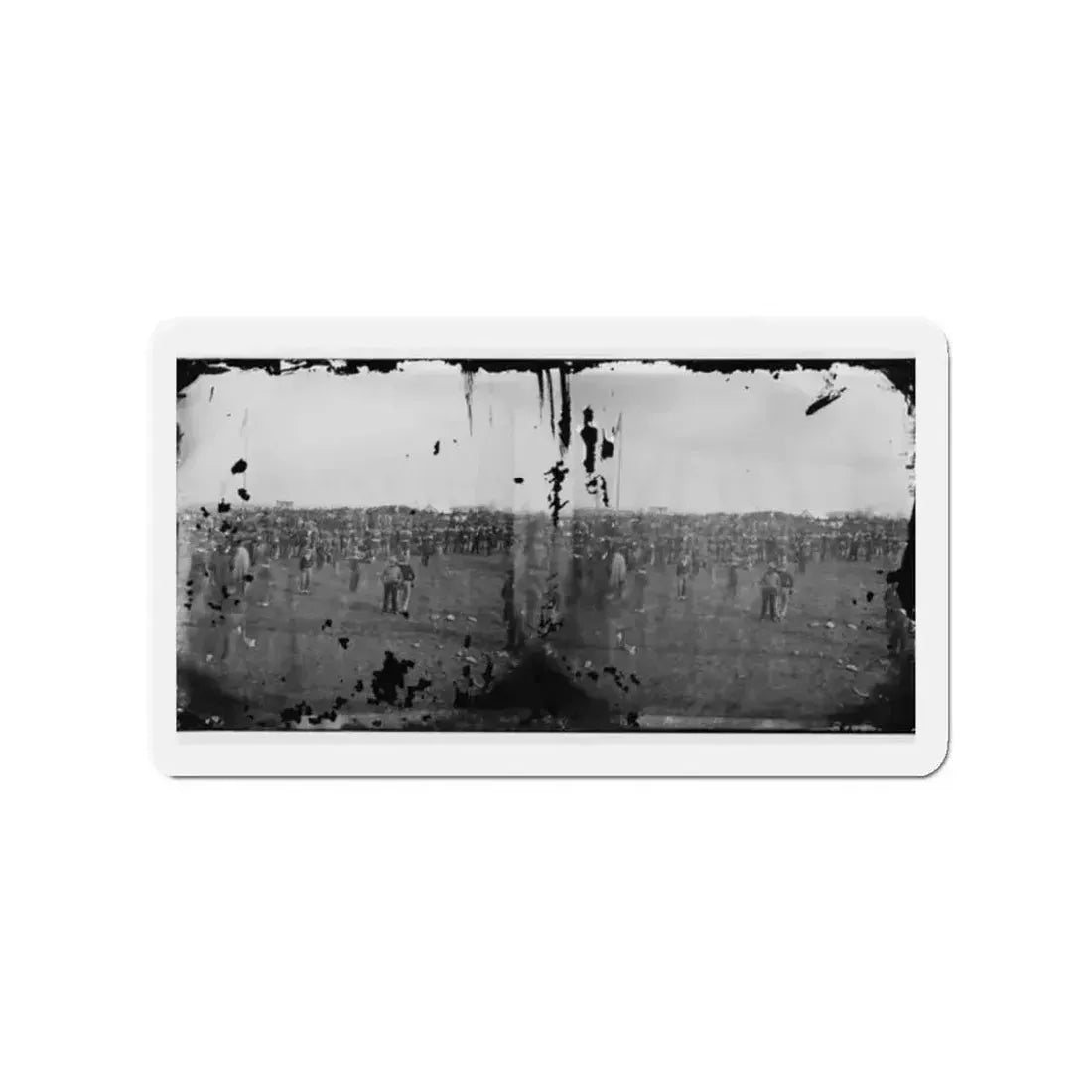 Dedication Ceremonies At The Soldiers' National Cemetery, Gettysburg, Pennsylvania(2) (U.S. Civil War) Refrigerator Magnet - The Sticker Space