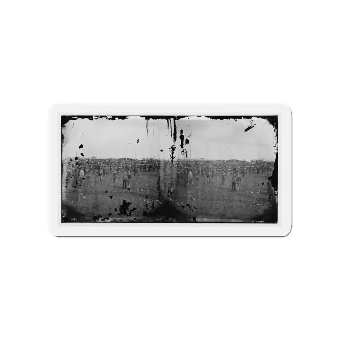 Dedication Ceremonies At The Soldiers' National Cemetery, Gettysburg, Pennsylvania(2) (U.S. Civil War) Refrigerator Magnet - The Sticker Space