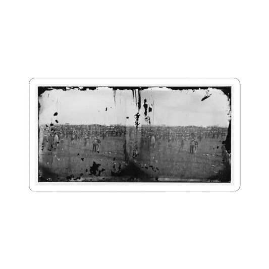 Dedication Ceremonies at the Soldiers' National Cemetery, Gettysburg, Pennsylvania(2) (U.S. Civil War) STICKER Vinyl Kiss-Cut Decal 2 Inch White - The Sticker Space