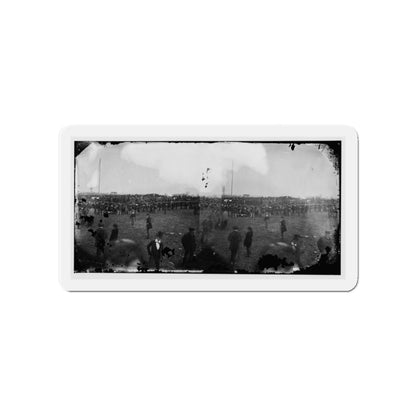 Dedication Ceremonies At The Soldiers' National Cemetery, Gettysburg, Pennsylvania(3) (U.S. Civil War) Refrigerator Magnet-4" x 4"-The Sticker Space