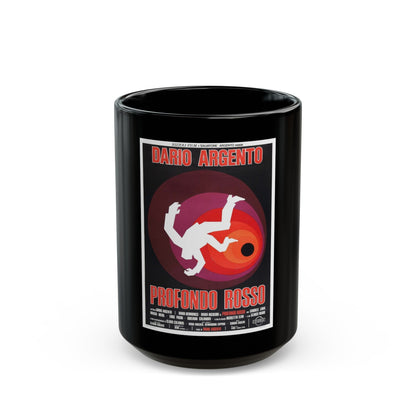 DEEP RED 1975 Movie Poster - Black Coffee Mug-15oz-The Sticker Space