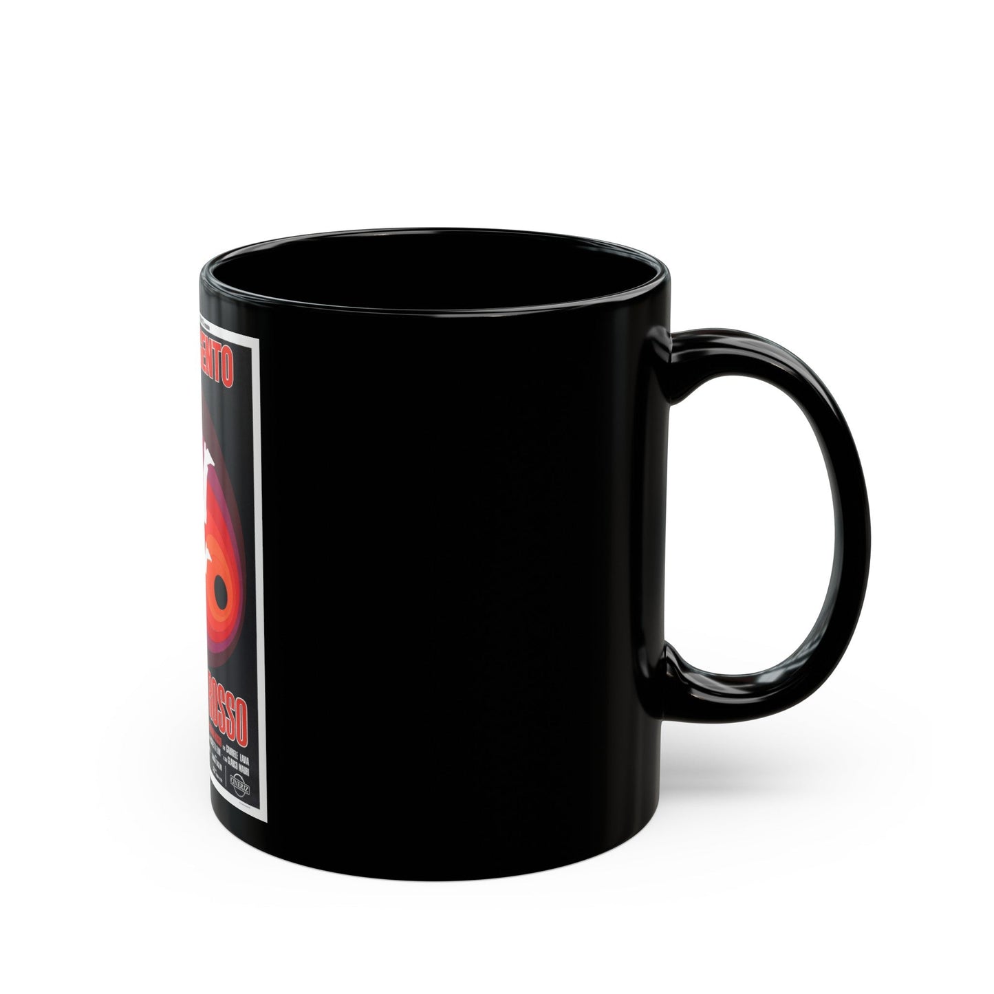 DEEP RED 1975 Movie Poster - Black Coffee Mug-The Sticker Space