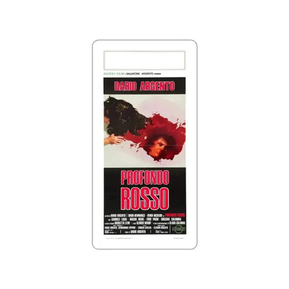 DEEP RED (ITALIAN) 1975 Movie Poster STICKER Vinyl Die-Cut Decal - The Sticker Space