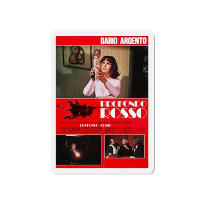 DEEP RED (ITALIAN) 2 1975 Movie Poster - Refrigerator Magnet 6 Inch - The Sticker Space