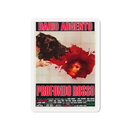 DEEP RED (ITALIAN) 3 1975 Movie Poster - Refrigerator Magnet - The Sticker Space