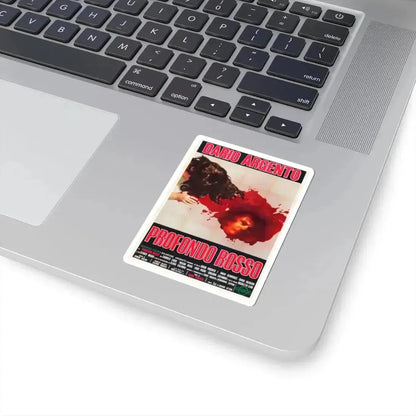 DEEP RED (ITALIAN) 3 1975 Movie Poster - STICKER Vinyl Kiss-Cut Decal - The Sticker Space