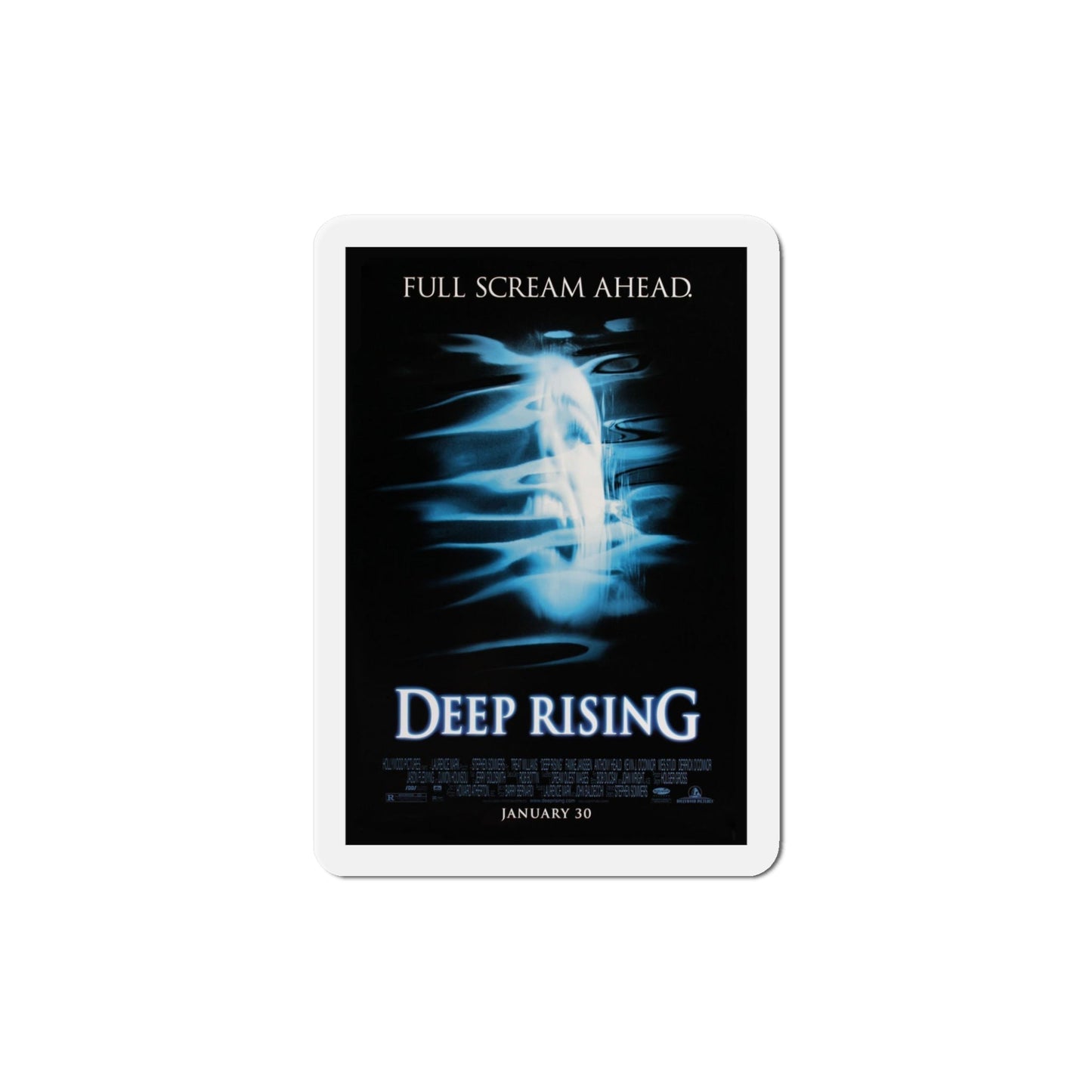 Deep Rising 1998 Movie Poster Die-Cut Magnet-5" x 5"-The Sticker Space