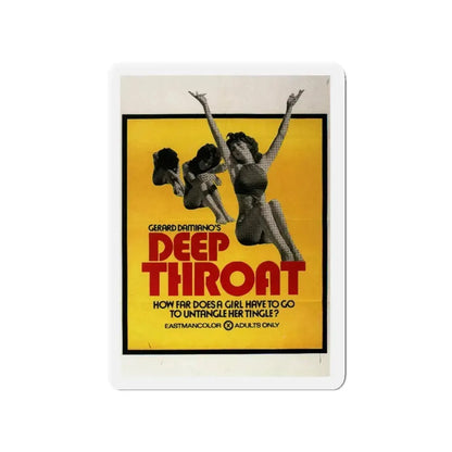 DEEP THROAT (2) 1972 Movie Poster - Refrigerator Magnet 4 Inch - The Sticker Space