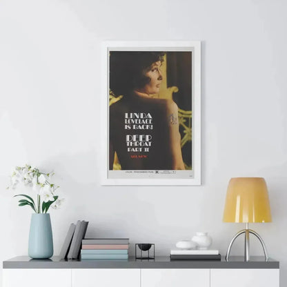 DEEP THROAT PART II 1974 - Framed Movie Poster - The Sticker Space