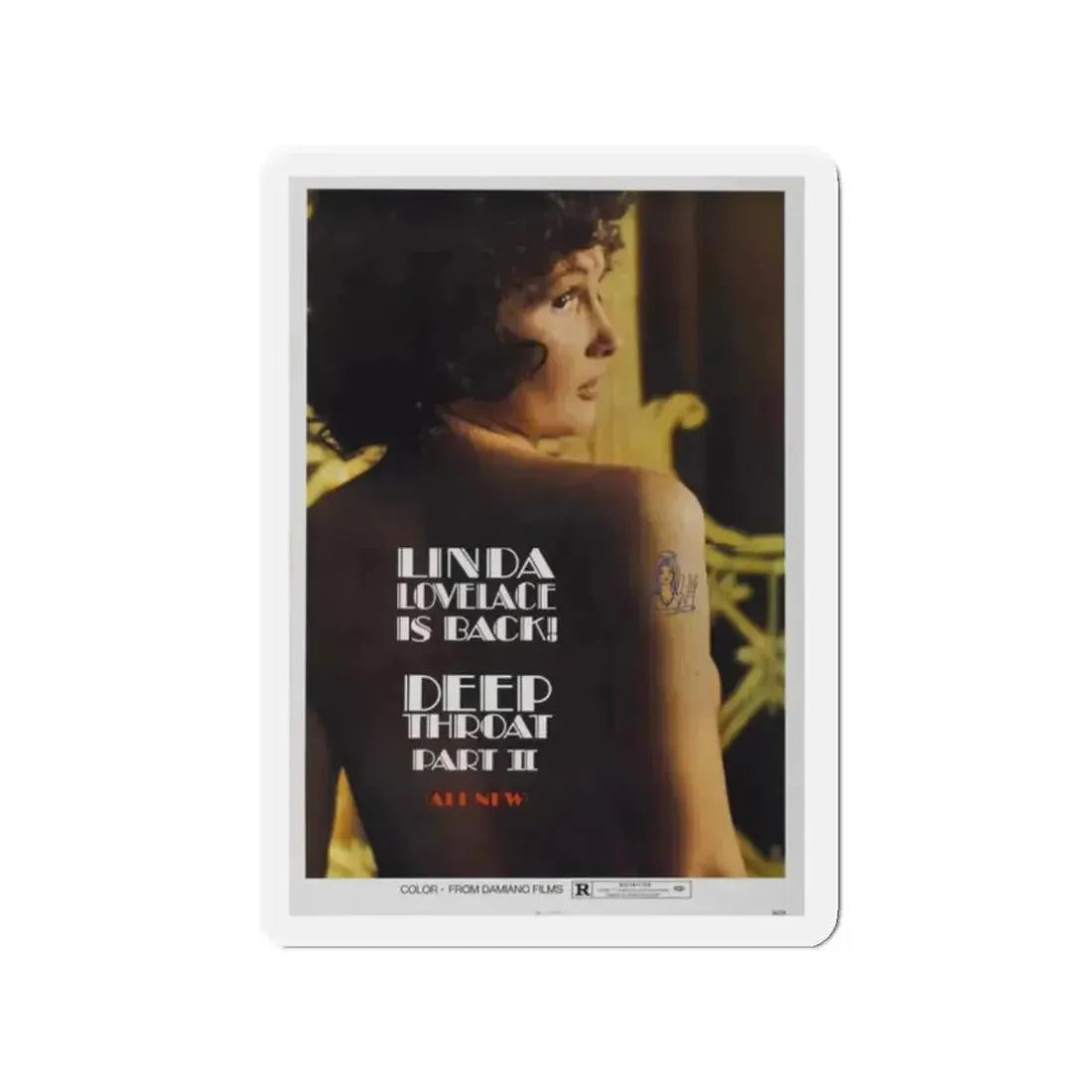 DEEP THROAT PART II 1974 Movie Poster - Refrigerator Magnet - The Sticker Space