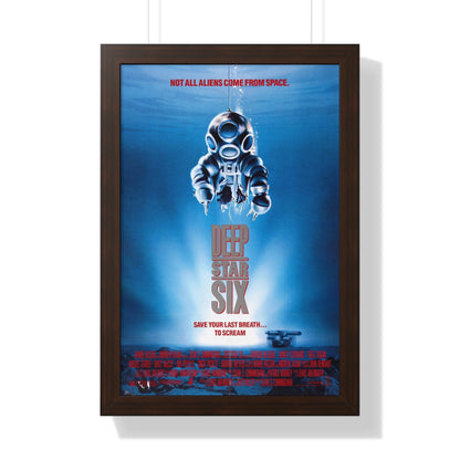 DEEPSTAR SIX 1989 - Framed Movie Poster-16″ x 24″-The Sticker Space