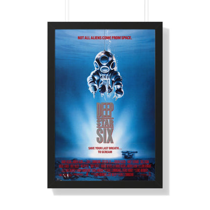 DEEPSTAR SIX 1989 - Framed Movie Poster-20" x 30"-The Sticker Space