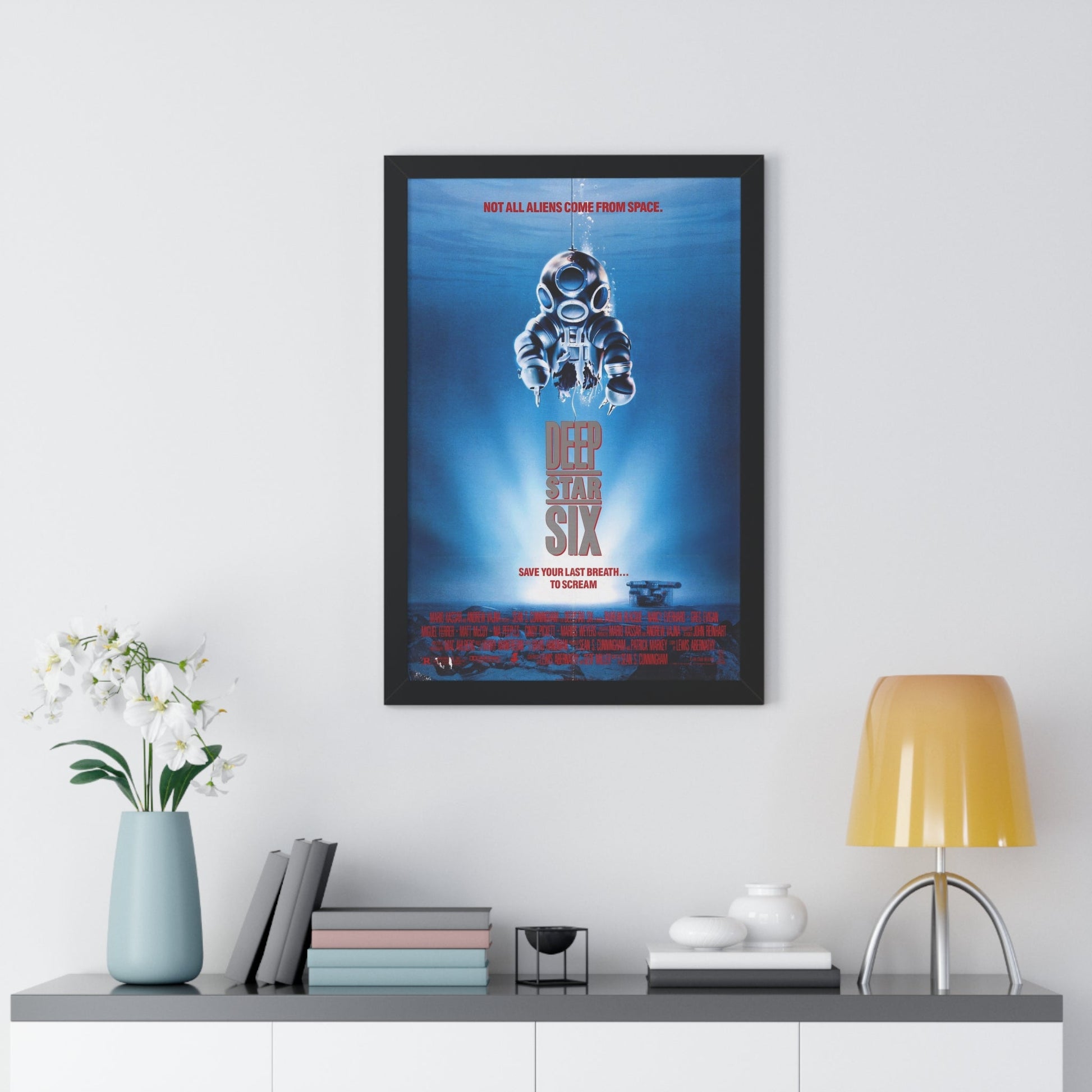 DEEPSTAR SIX 1989 - Framed Movie Poster-The Sticker Space