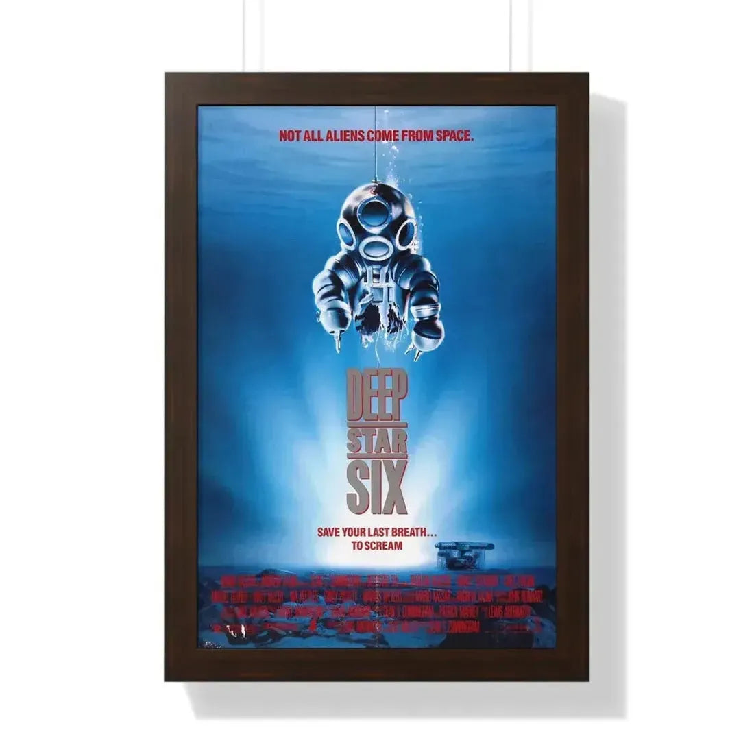 DEEPSTAR SIX 1989 - Framed Movie Poster - The Sticker Space