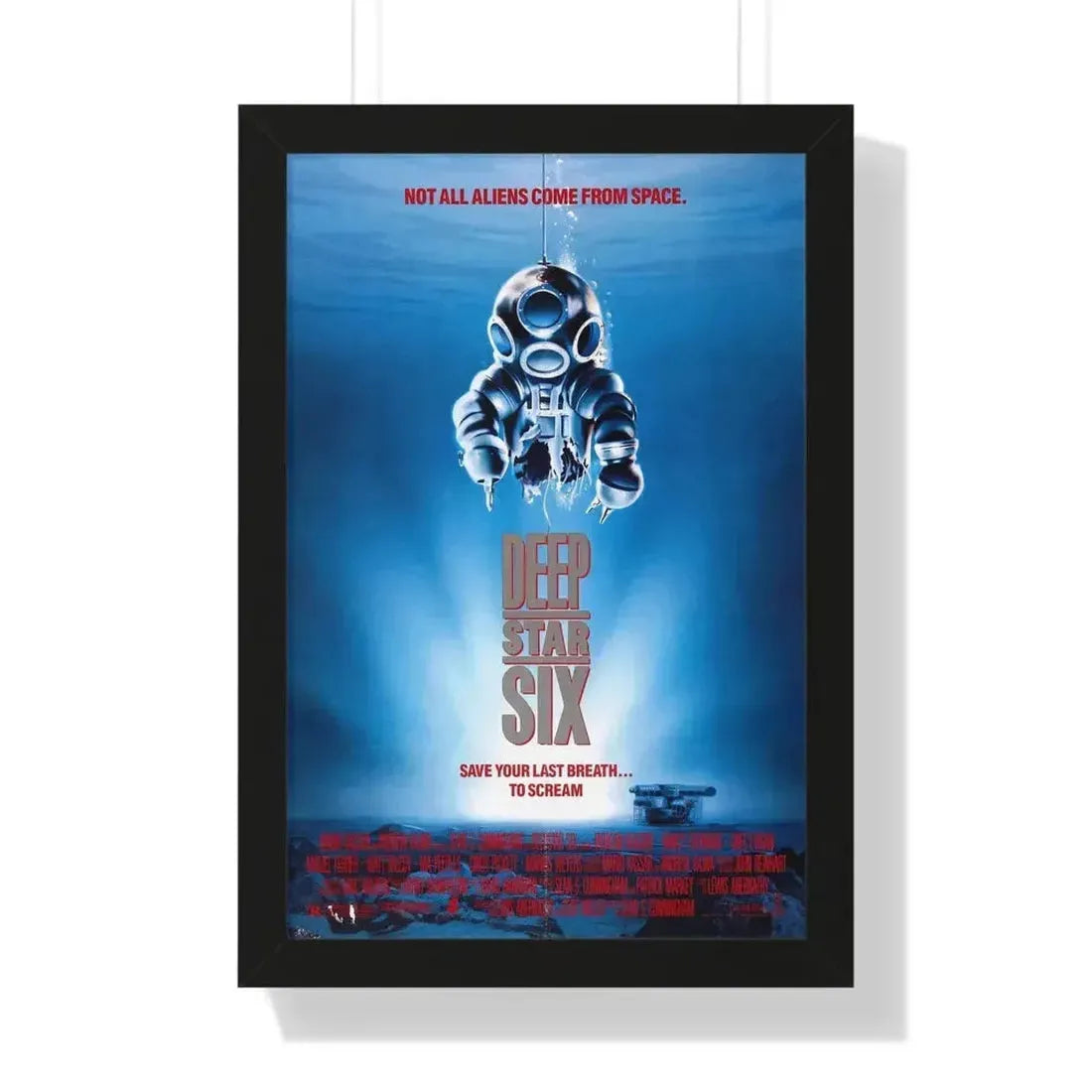 DEEPSTAR SIX 1989 - Framed Movie Poster - The Sticker Space