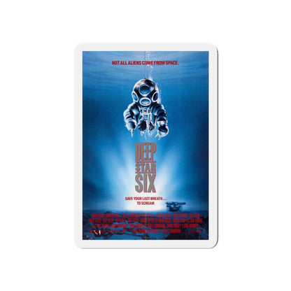 DEEPSTAR SIX 1989 Movie Poster - Die-Cut Magnet-6 × 6"-The Sticker Space