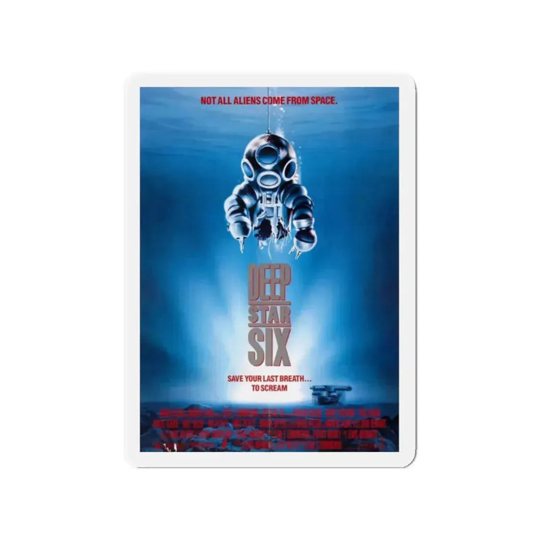 DEEPSTAR SIX 1989 Movie Poster - Refrigerator Magnet 2 Inch - The Sticker Space