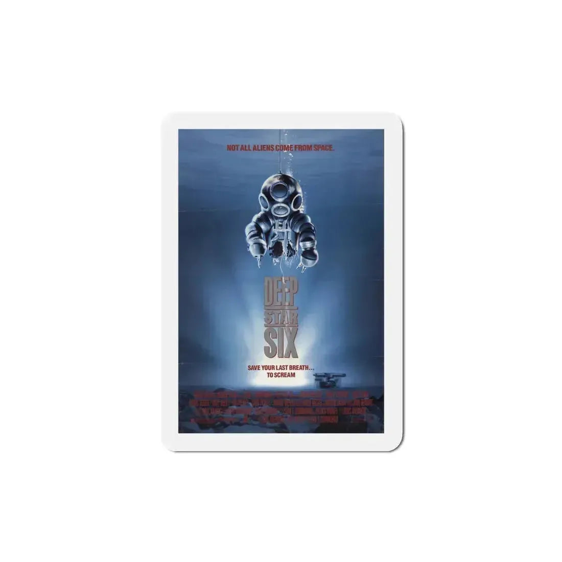 DeepStar Six 1989 Movie Poster Refrigerator Magnet 4 Inch - The Sticker Space