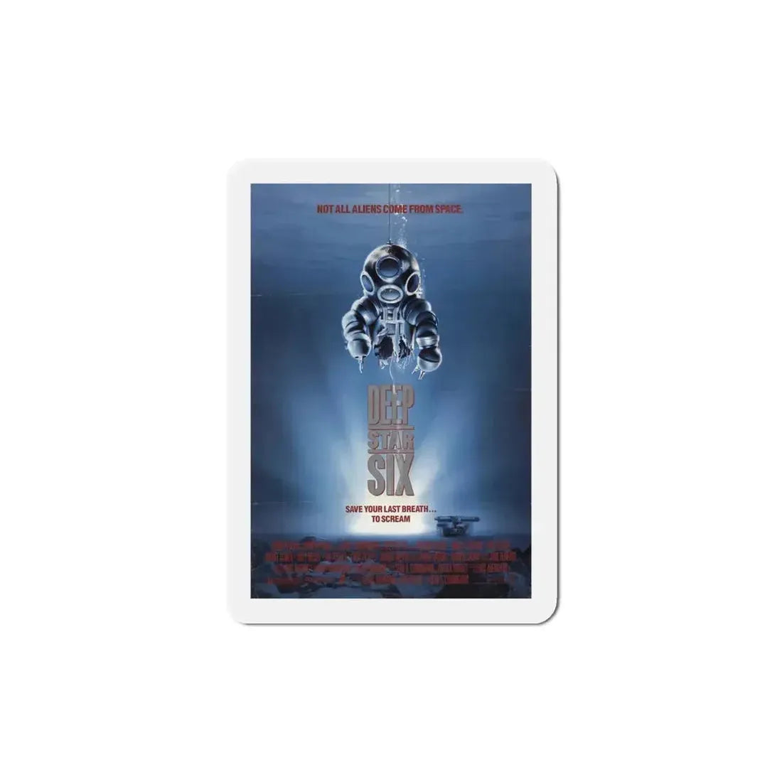 DeepStar Six 1989 Movie Poster Refrigerator Magnet 5 Inch - The Sticker Space