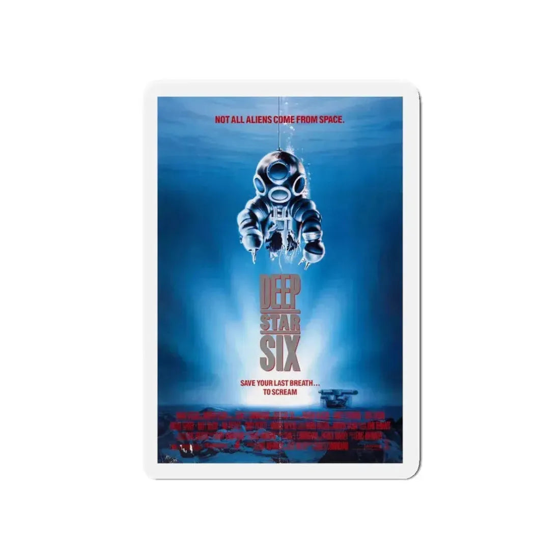 DEEPSTAR SIX 1989 Movie Poster - Refrigerator Magnet 5 Inch - The Sticker Space