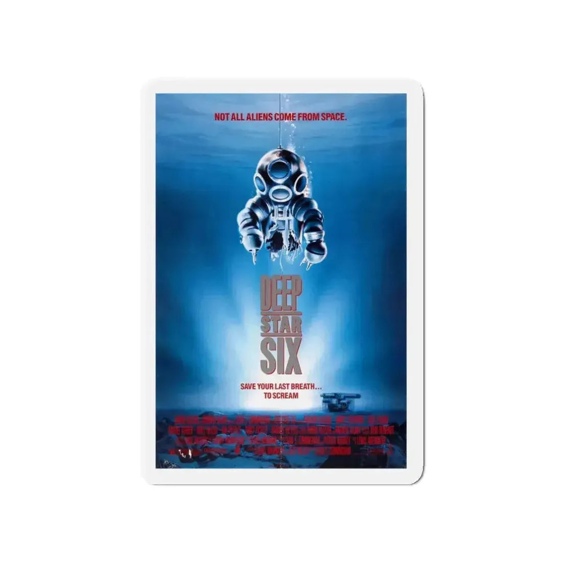 DEEPSTAR SIX 1989 Movie Poster - Refrigerator Magnet - The Sticker Space