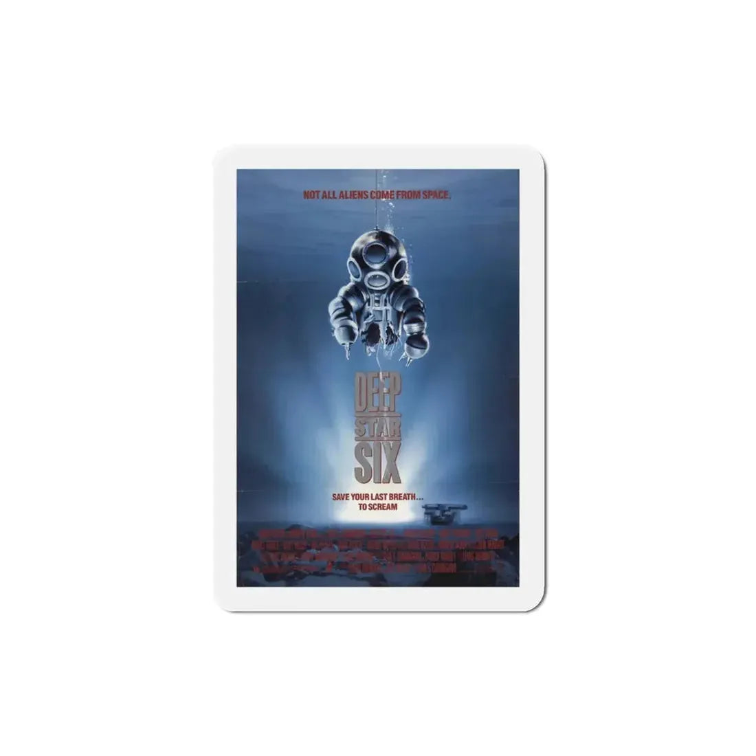 DeepStar Six 1989 Movie Poster Refrigerator Magnet - The Sticker Space