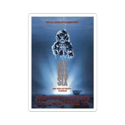 DeepStar Six 1989 Movie Poster - STICKER Vinyl Kiss-Cut Decal 3 Inch White - The Sticker Space