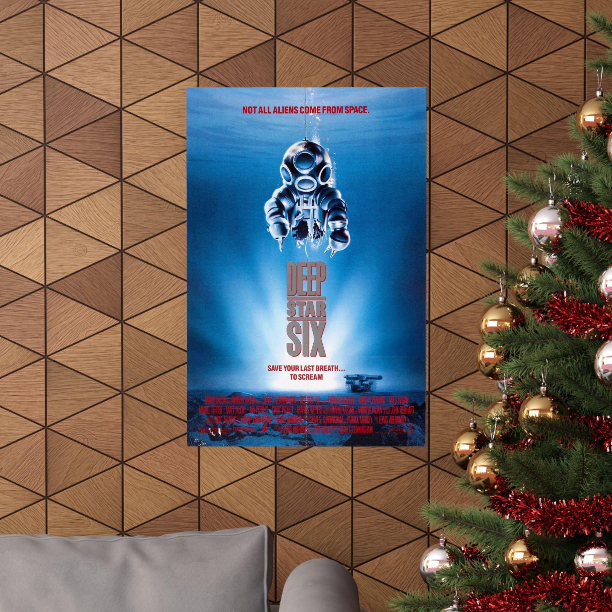 DEEPSTAR SIX 1989 - Paper Movie Poster-The Sticker Space