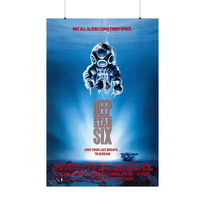 DEEPSTAR SIX 1989 - Paper Movie Poster 36" x 54" Matte - The Sticker Space