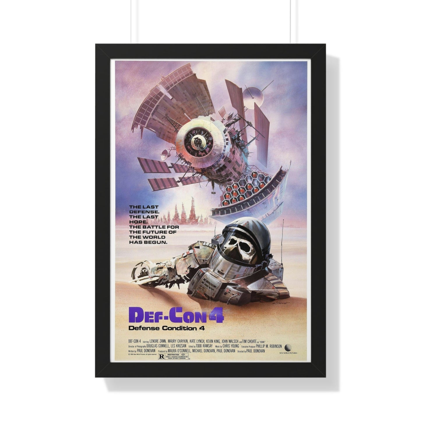 DEF CON 4 1985 - Framed Movie Poster-20" x 30"-The Sticker Space