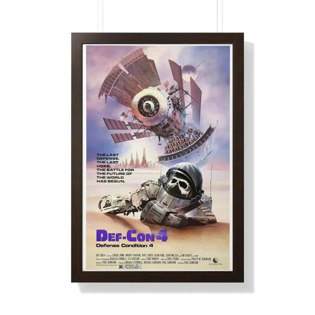 DEF CON 4 1985 - Framed Movie Poster - The Sticker Space